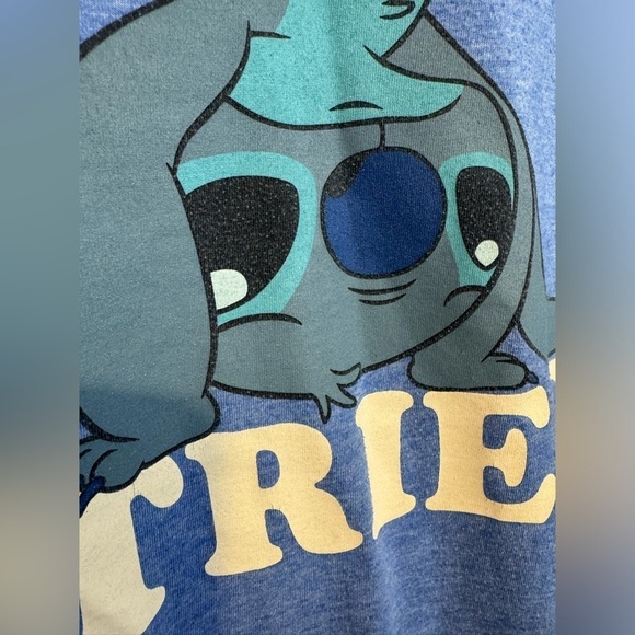 Disney Stitch "I TRIED" Blue Short Sleeve Tee Size S - Picture 11 of 13